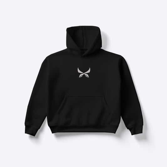 EVOOXE Original X Oversized Hoodie - Black